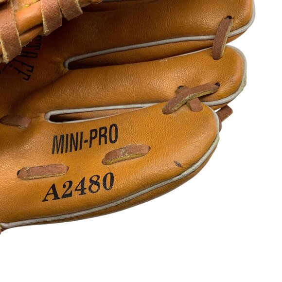 Wilson Advisory Staff Mini-Pro Series Baseball Glove 9.5" Leather Split Hinge - Picture 4 of 7